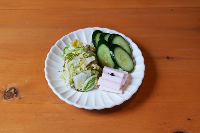 漬物盛り合わせ（写真準備中）｜SLOPE DINING うなぎ屋おのぎ倶知安店